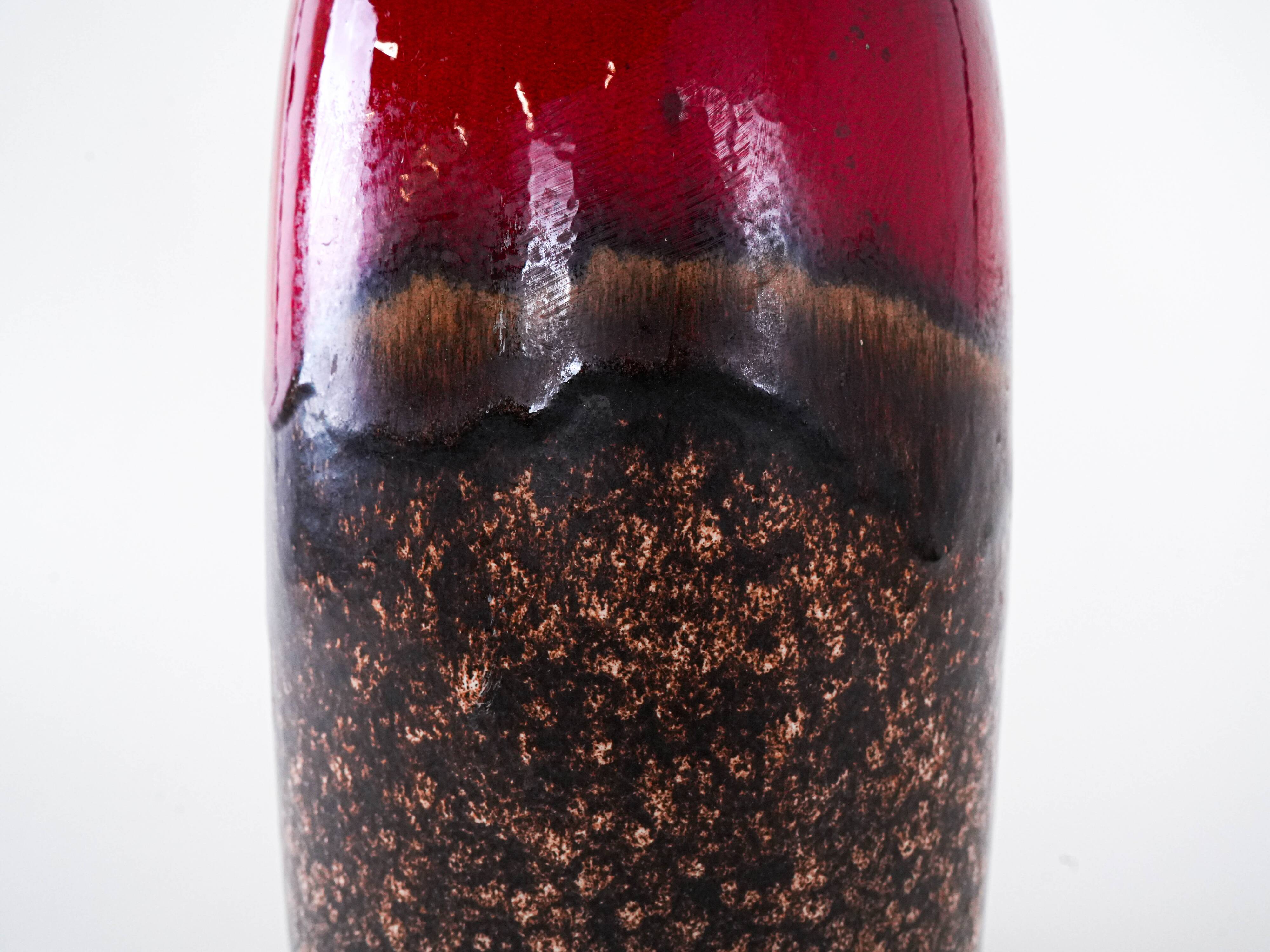 Ceramic vase, German design, 1960s, manufactured in West Germany, model 553