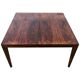 Table basse rosewood large milieu du siècle, Severin Hansen Danemark.