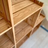 80s pine bookcase