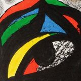 Original lithographic poster Joan Miro, Fundacio Joan Miro - Barcelona 1975.