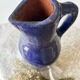 Grand vase bleu en argile