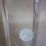 Badminton trophy paperweight