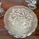 Vintage molded glass ceiling lamp