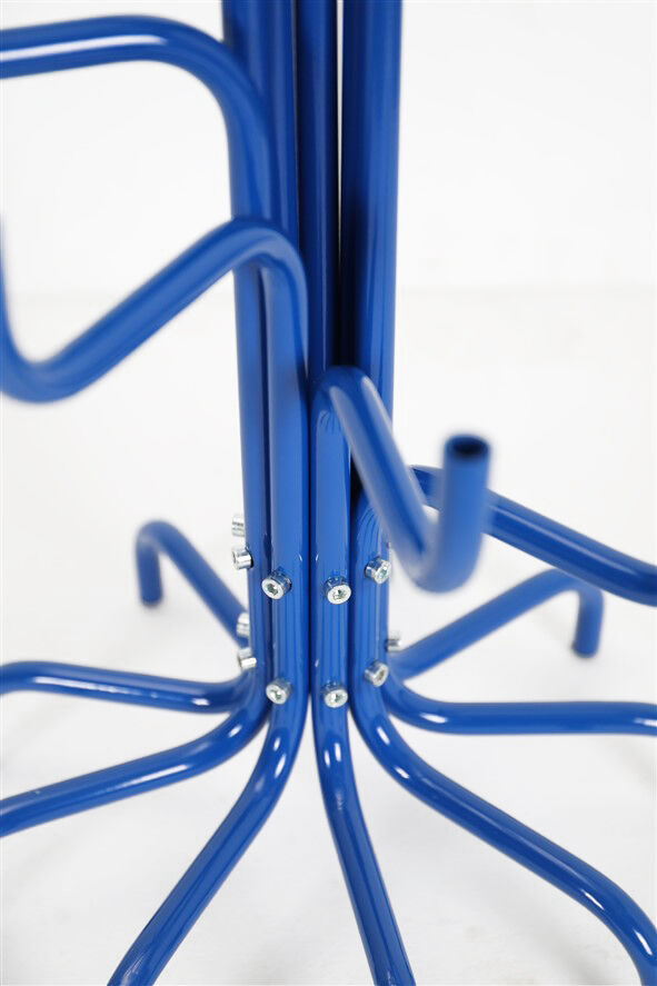 Grand candélabre David Klein-Saks / bleu / design postmoderne danois / années 1980