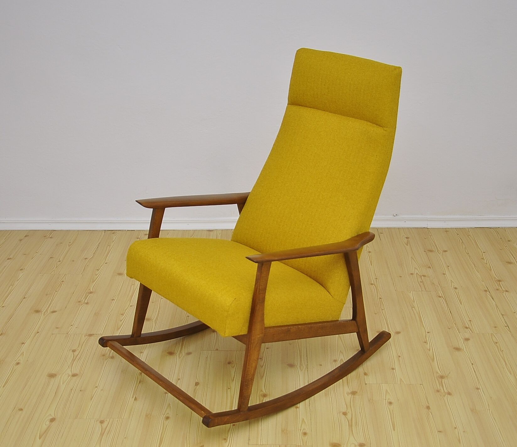 Yellow rocking chair, 1960s