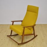 Yellow rocking chair, 1960s