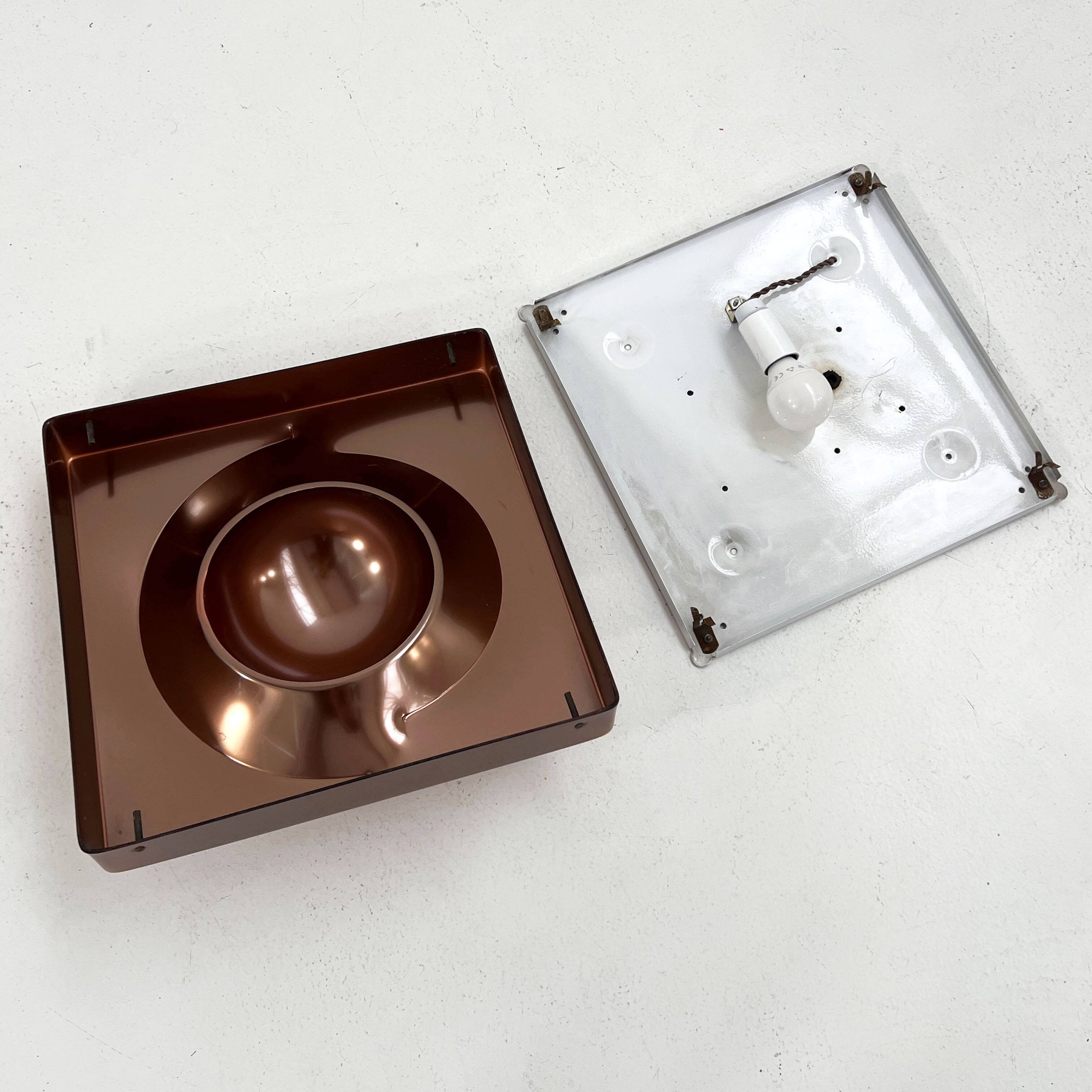 Space Age Bronze Wall Light, 1970