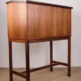 Scriban bar and secretary in Rosewood and Formica by Hans Olsen for CS Mobler 1960.