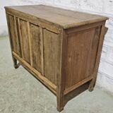 Burmese teak chest of drawers