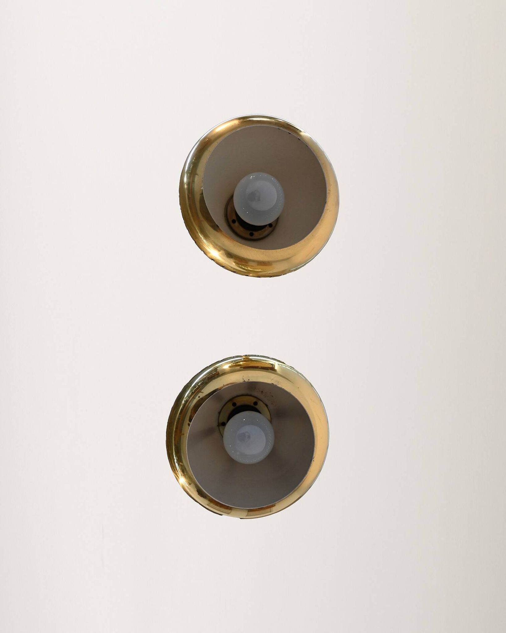 Pair of pendant lamps attributable to Hans-Agne Jakobsson for Markaryd, 195