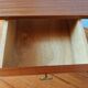 Paire de tables de chevet vintage Mid-century pieds compas