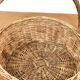 Natural wicker presentation basket