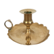Brass cellar rat candle holder