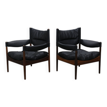 Set of 2 Modus Chairs by Kristian Vedel, 1960s