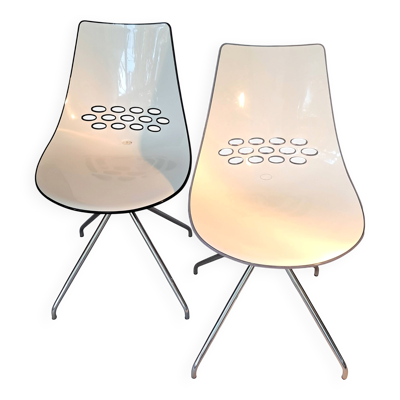 Paire de chaises Calligaris modèle Jam, made in Italy