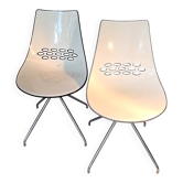 Paire de chaises Calligaris modèle Jam, made in Italy