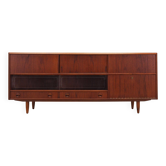 Buffet en teck, design danois, années 1970, production : Danemark