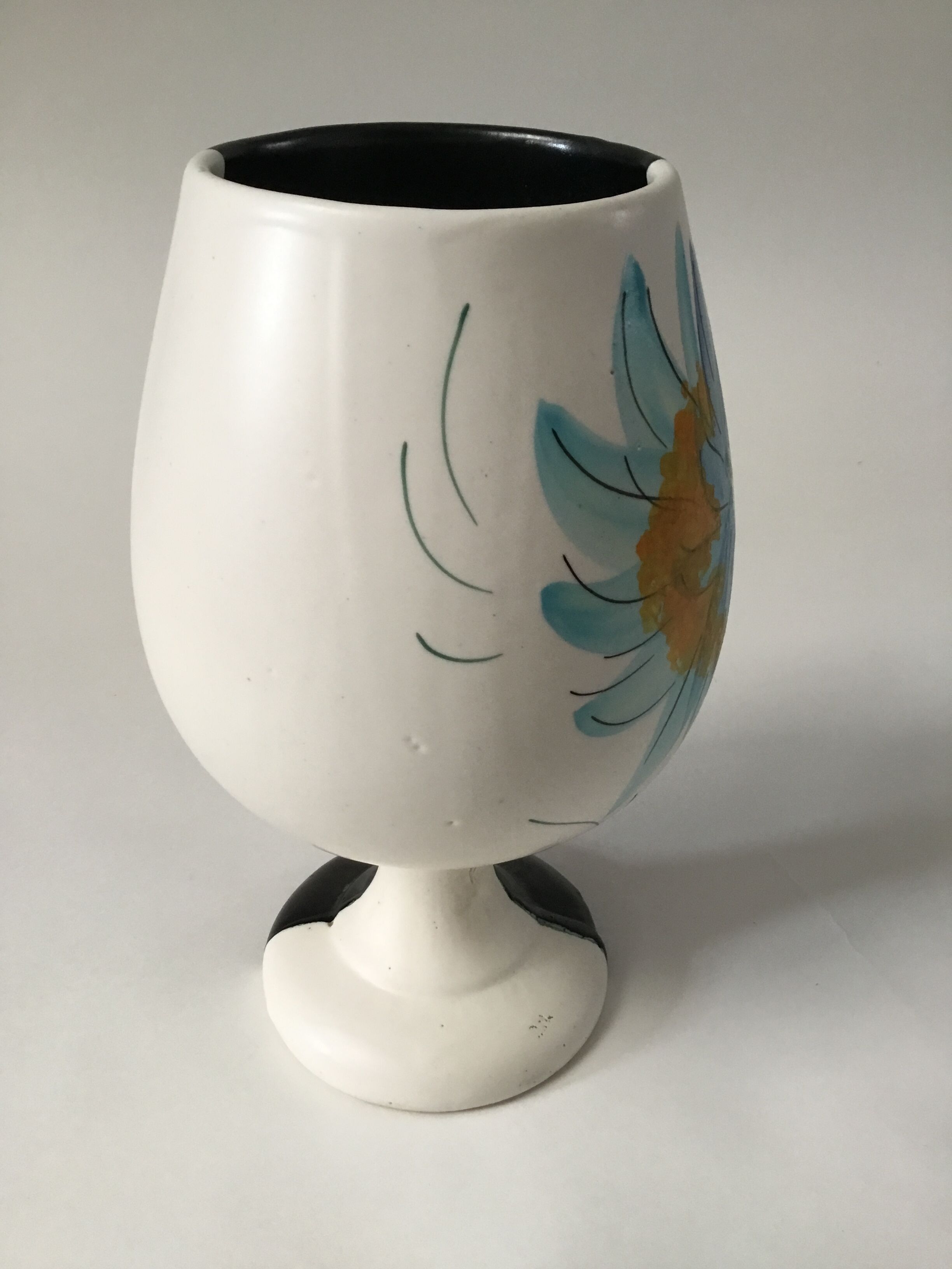Vallauris H Caillet vase cup