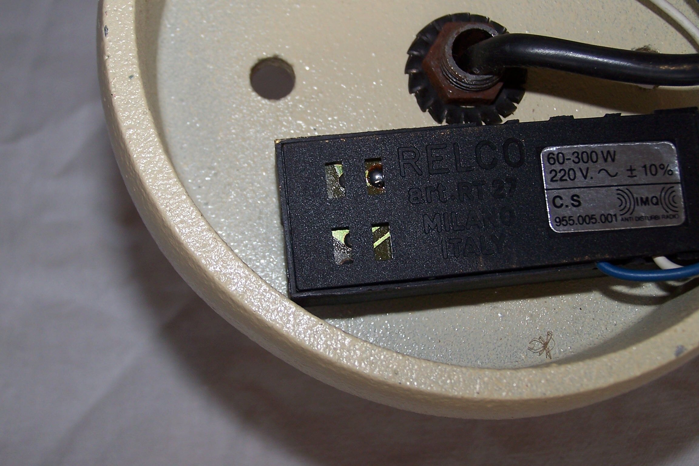 Wall light Relco Milano Italy of the 70s