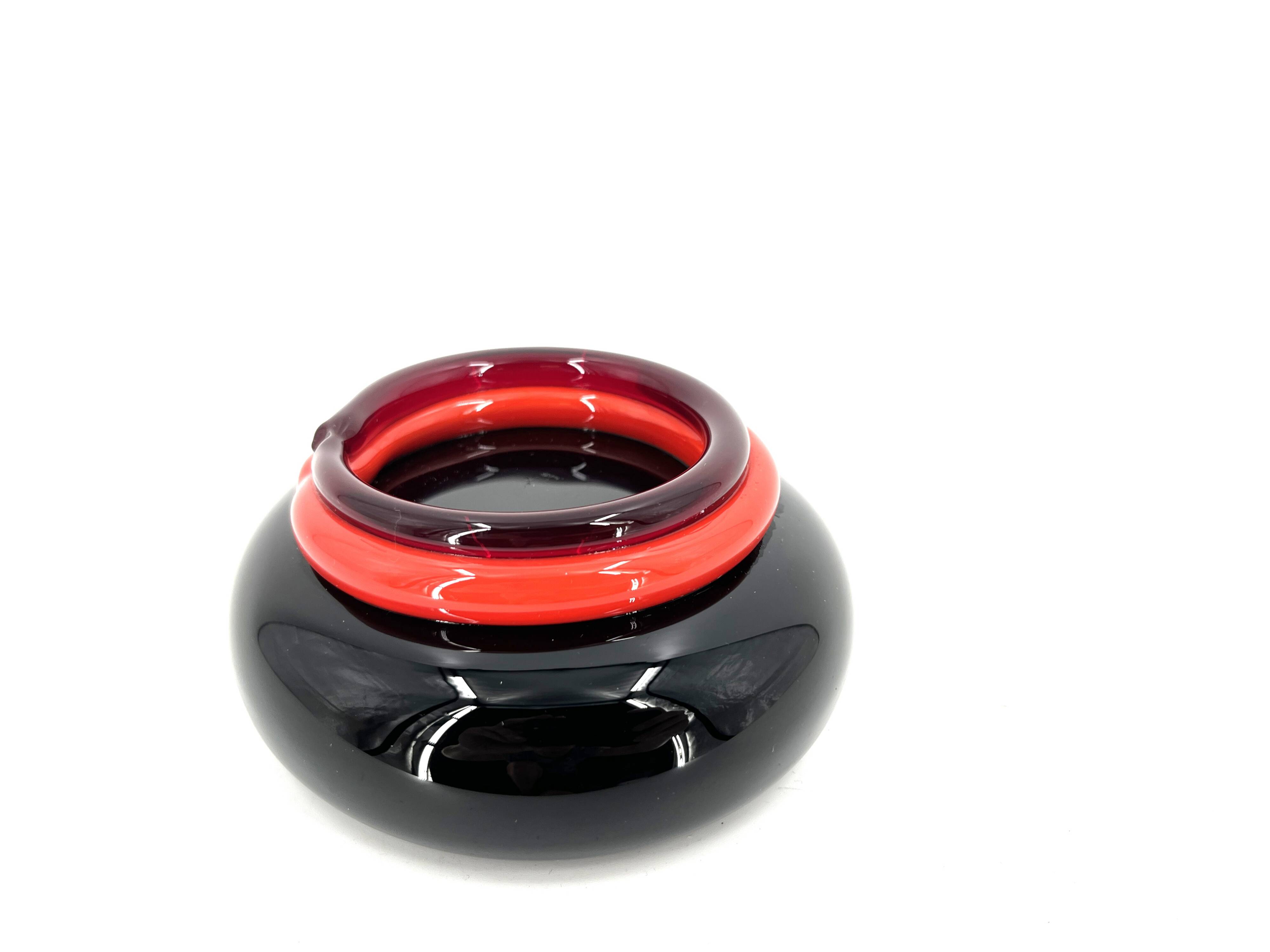 Vide poche or ashtray by Ettore Sottsass for Venini, 1990s
