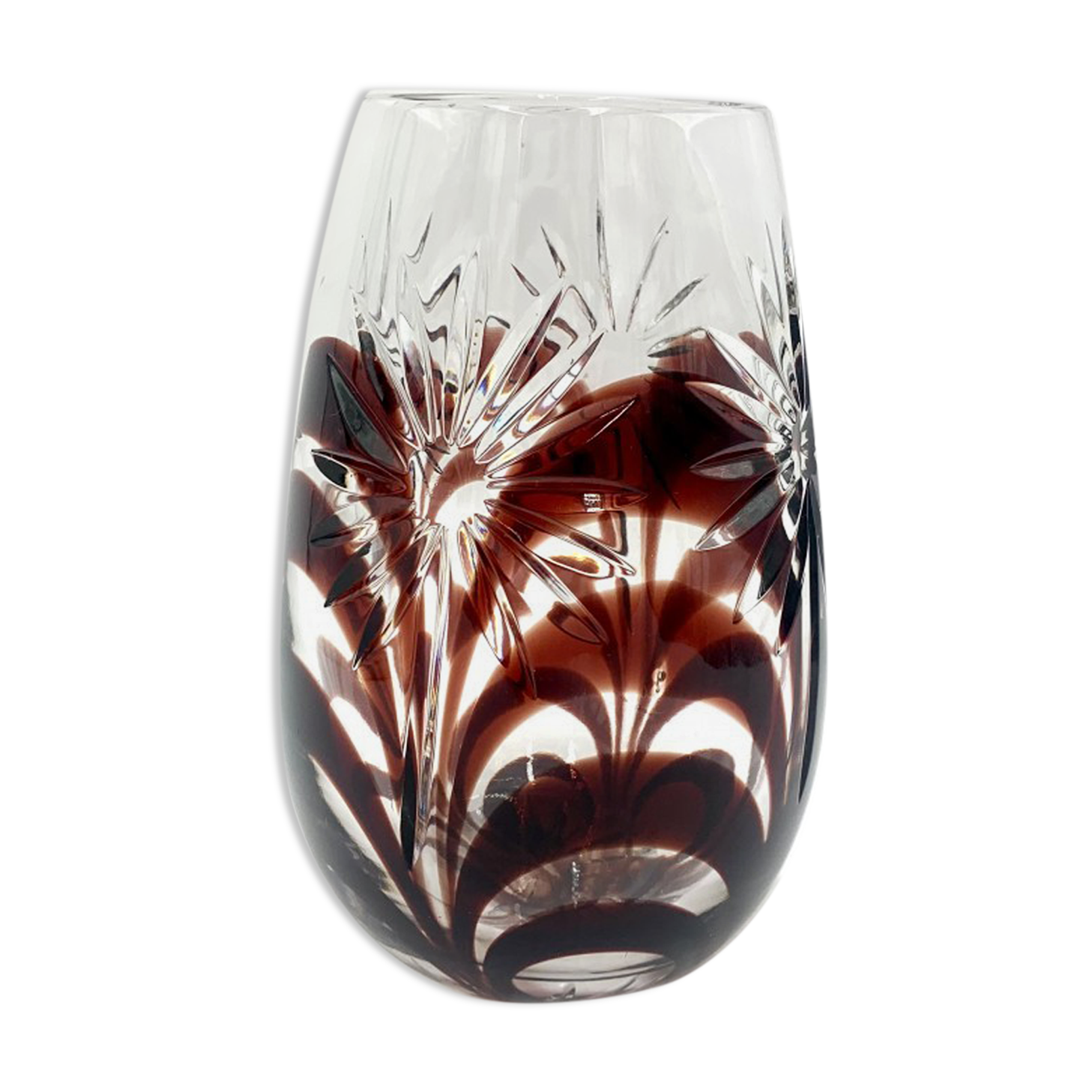 Crystal vase, Julia Glassworks, Poland, 1960s