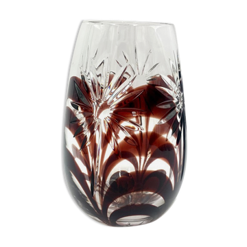 Crystal vase, Julia Glassworks, Poland, 1960s