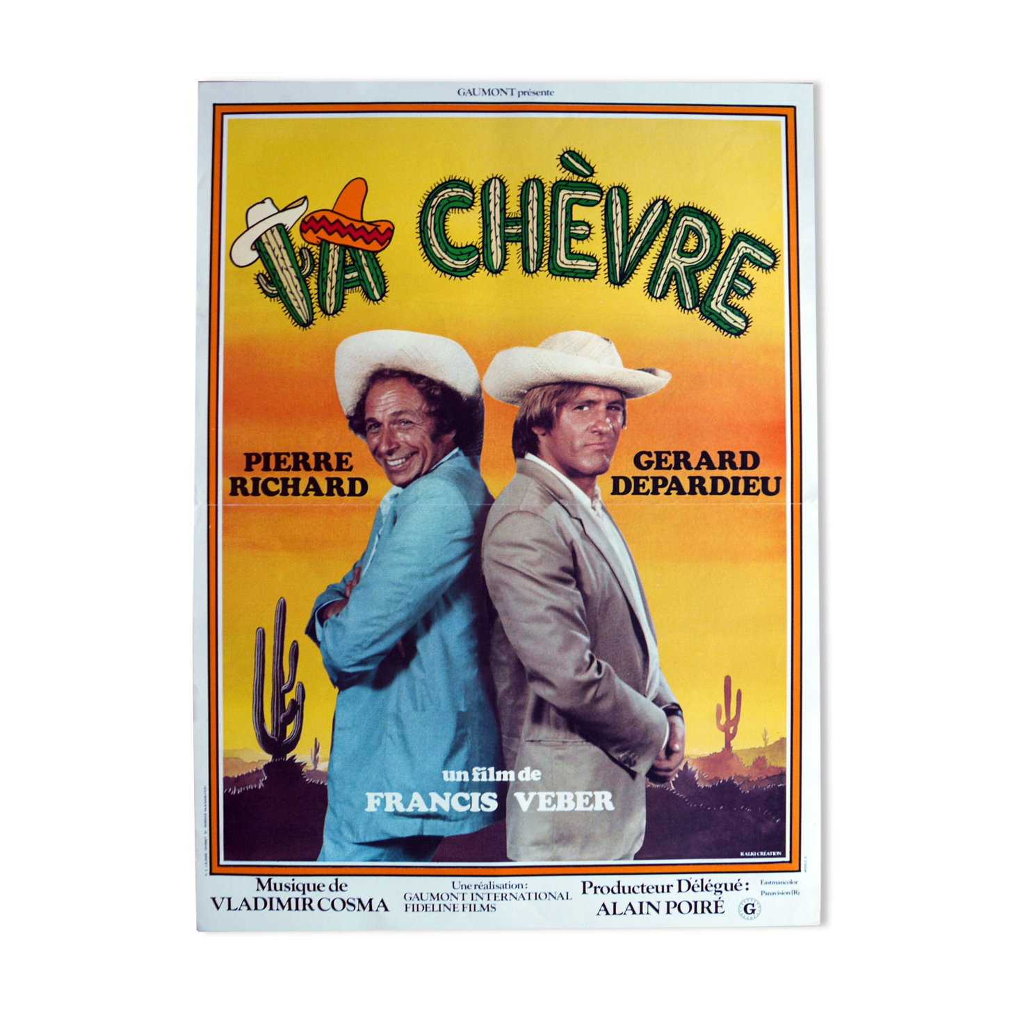 Original movie poster "The Goat" Francis Weber