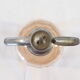 Ancien siphon de bistrot eau de seltz rose saumon grande limonade de vichy