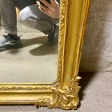 Old golden mirror