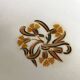 Old 1900 Creil and Montereau eyelet dishes