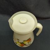 Carafe pomme fleurs ancien vintage