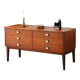 Vintage teak and zebrano chest of drawers: elegance of the 60s.