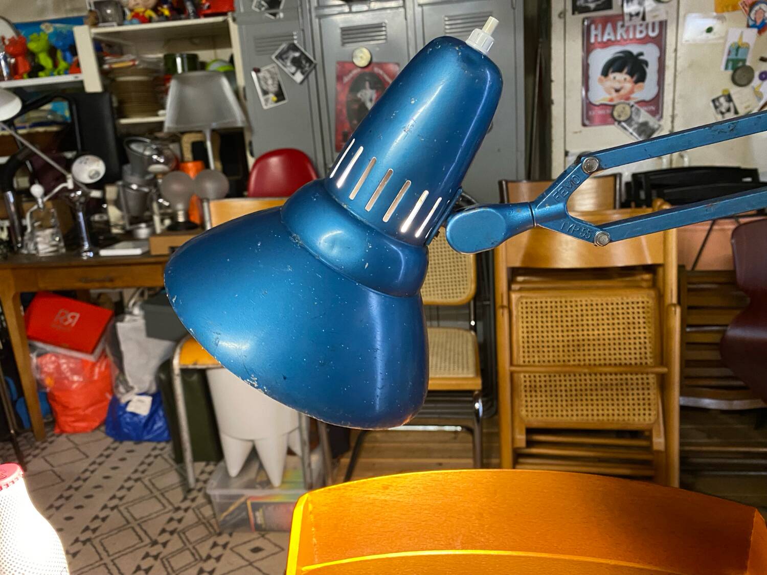 Febo 55 Scandinavian design architect desk lamp, vintage 70s