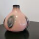 Vintage onion vase BAY West Germany old pink