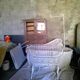Wrought iron rocking cradle