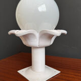 Opaline palm tree ceiling light from the 1980s.