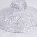 Pair of glass candlesticks