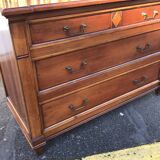Roche Bobois chest of drawers in solid patinated wood