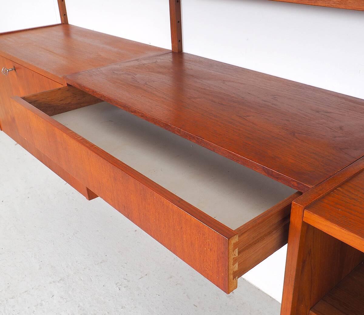 PS System Danish design teak wall system, 1960s