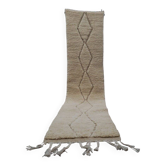 Handmade Berber rug runner size 75/300 cm