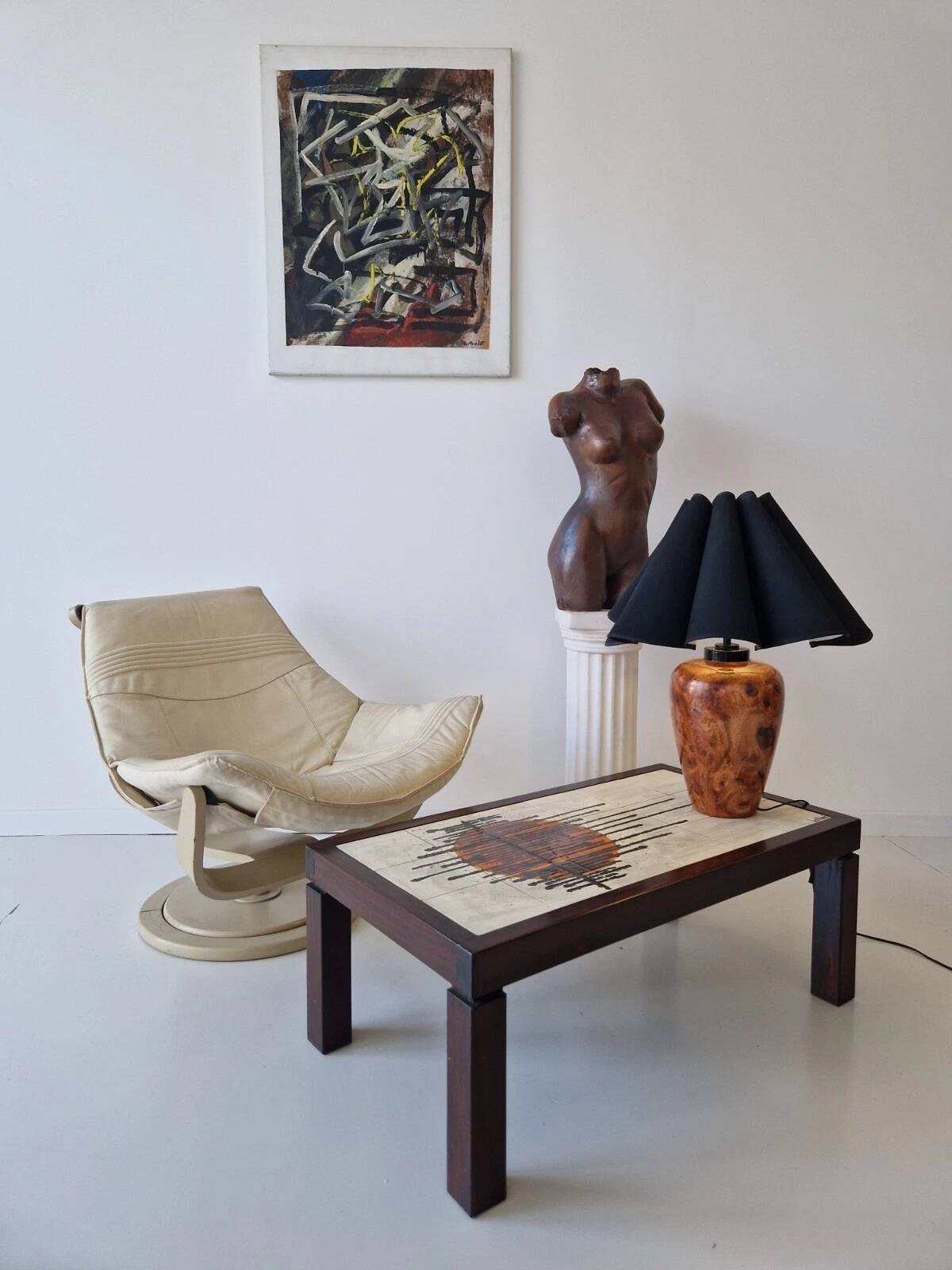 Fauteuil suédois pivotant vintage Nelo « Flight High » de Takashi Okamura,