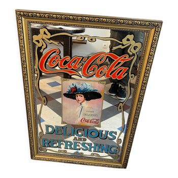Vintage mirror pub coca cola