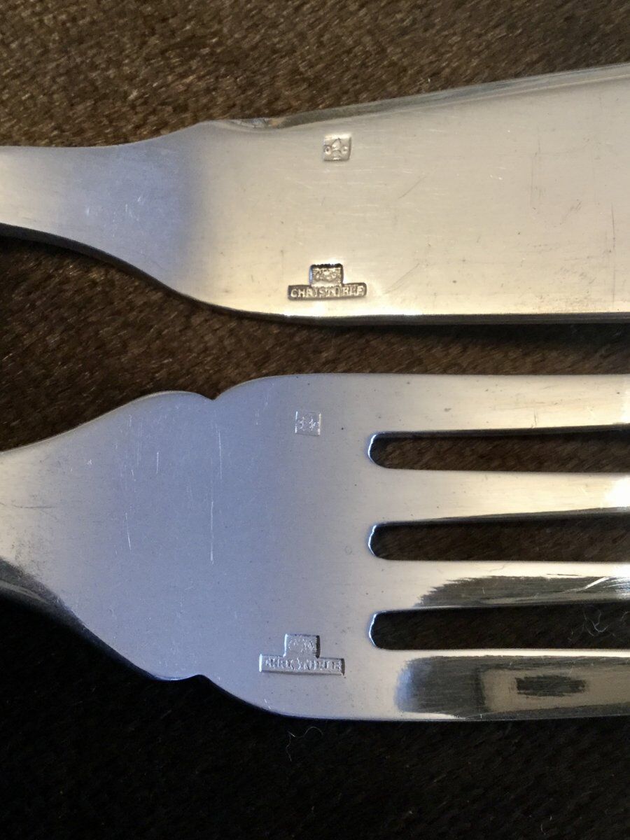 6 couverts à poisson christofle dax