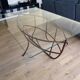 Table sculpture "boat shell" – artistic ironwork, unique piece