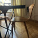 Non-extensible marble green dining table + 6 chairs