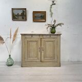 Parisian buffet in patinated wood, circa 1930.