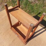 console, high rectangular pedestal table