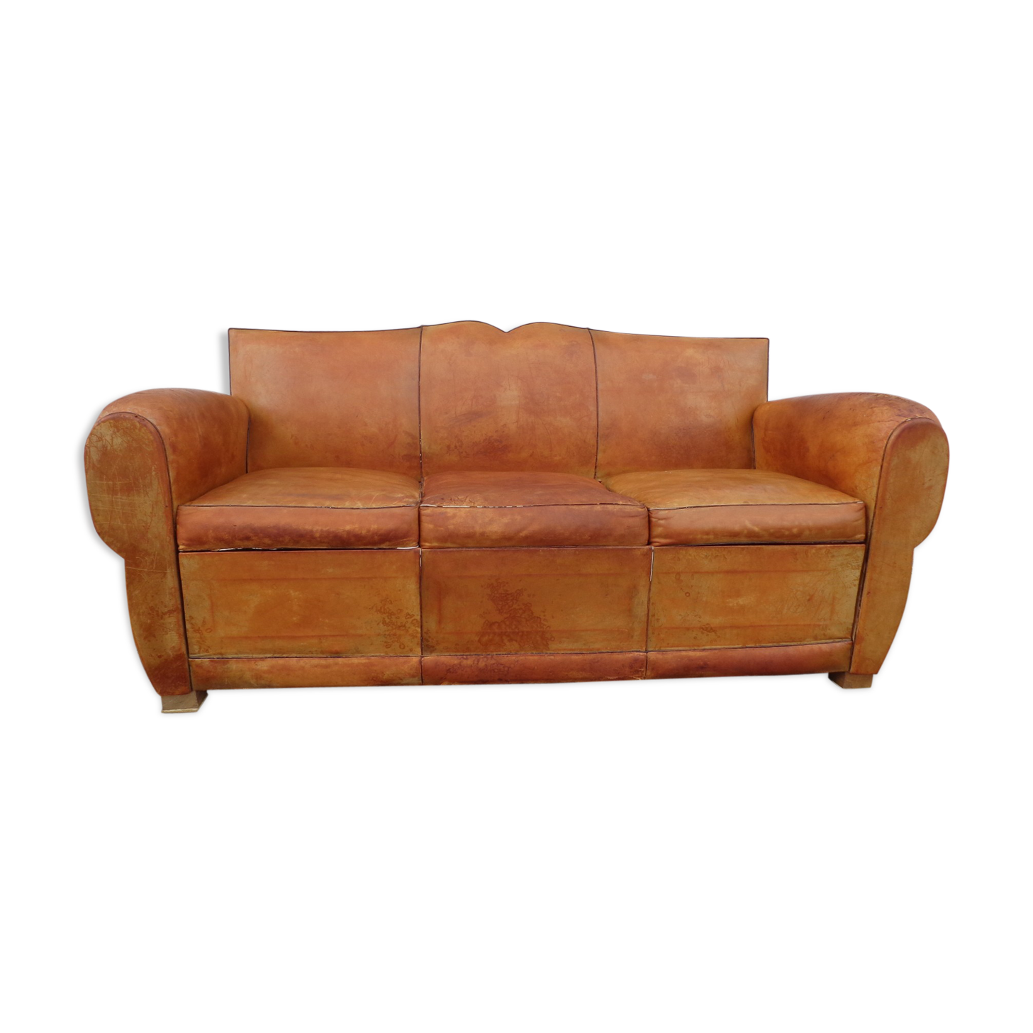 Sofa club leather mustache