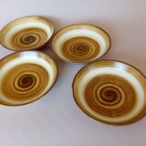 4 Longchamp calotte plates
