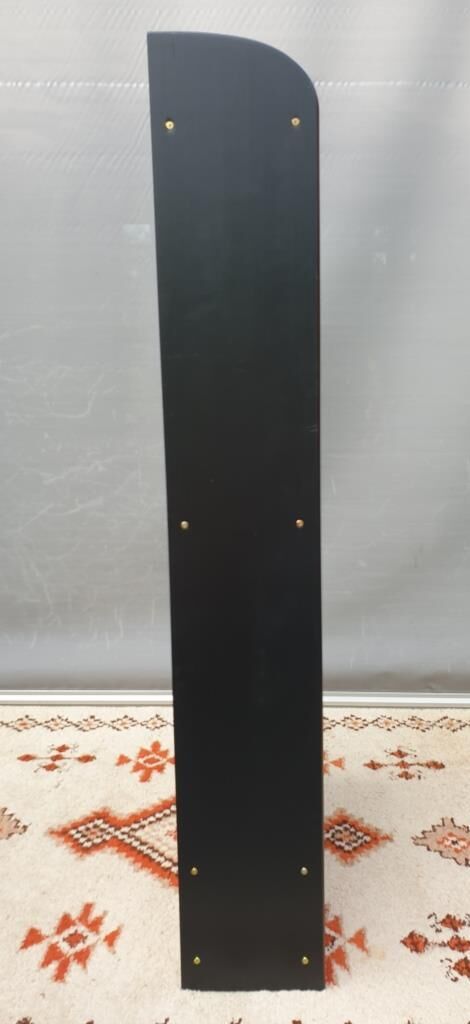 Black two-tone pine shelf